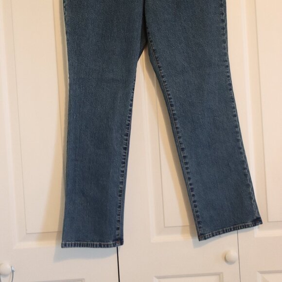 Lauren Jeans Co. Ralph Lauren Denim Blue 5 Pocket Zip Fly Jeans Size 12 petite - Picture 16 of 16